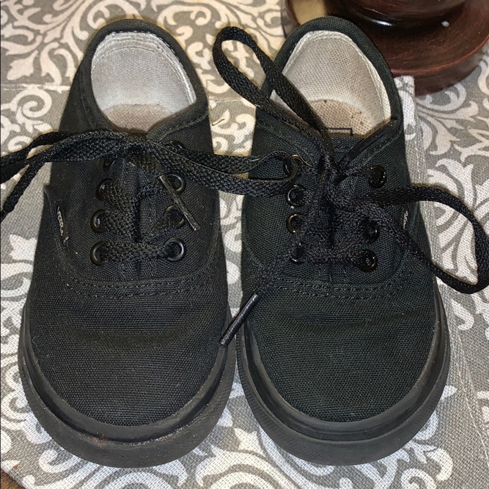 Size 6c all black vans